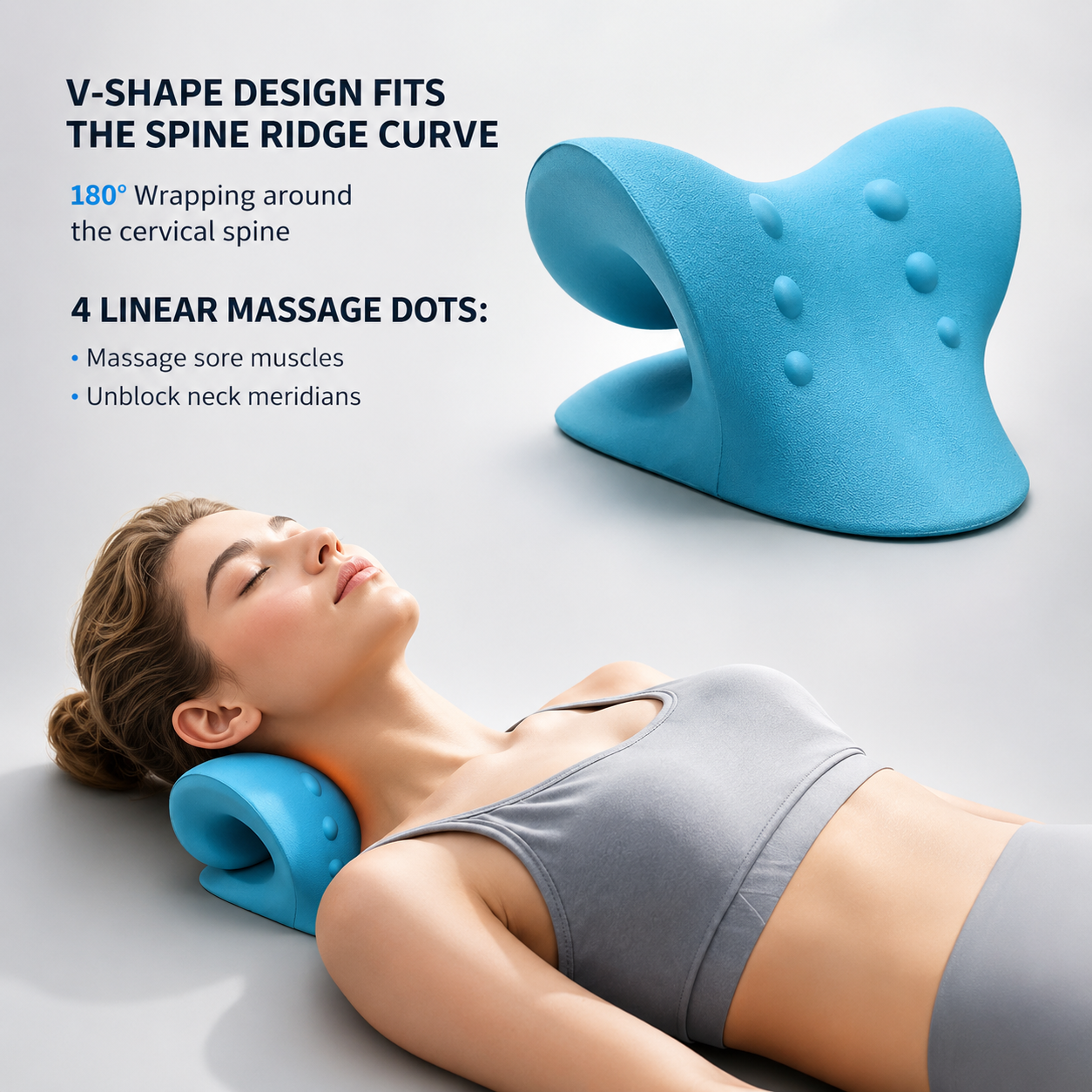 Neck Stretcher & Cervical Spine Traction Device | For Neck Relief