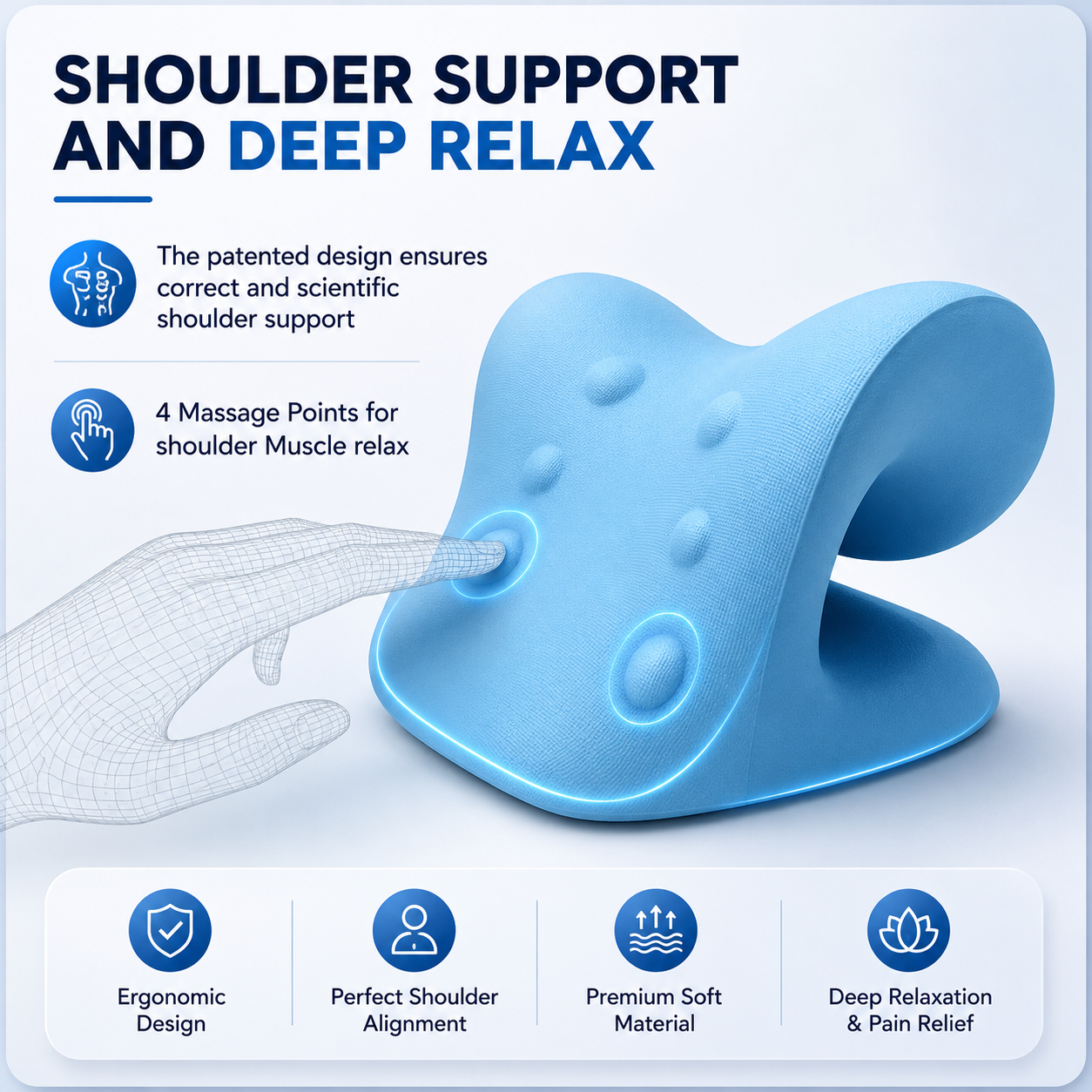 Neck Stretcher & Cervical Spine Traction Device | For Neck Relief